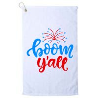 Boom Yall 4th Of July Firework Festive Golf Towel