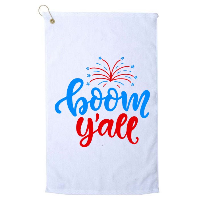 Boom Yall 4th Of July Firework Festive Golf Towel
