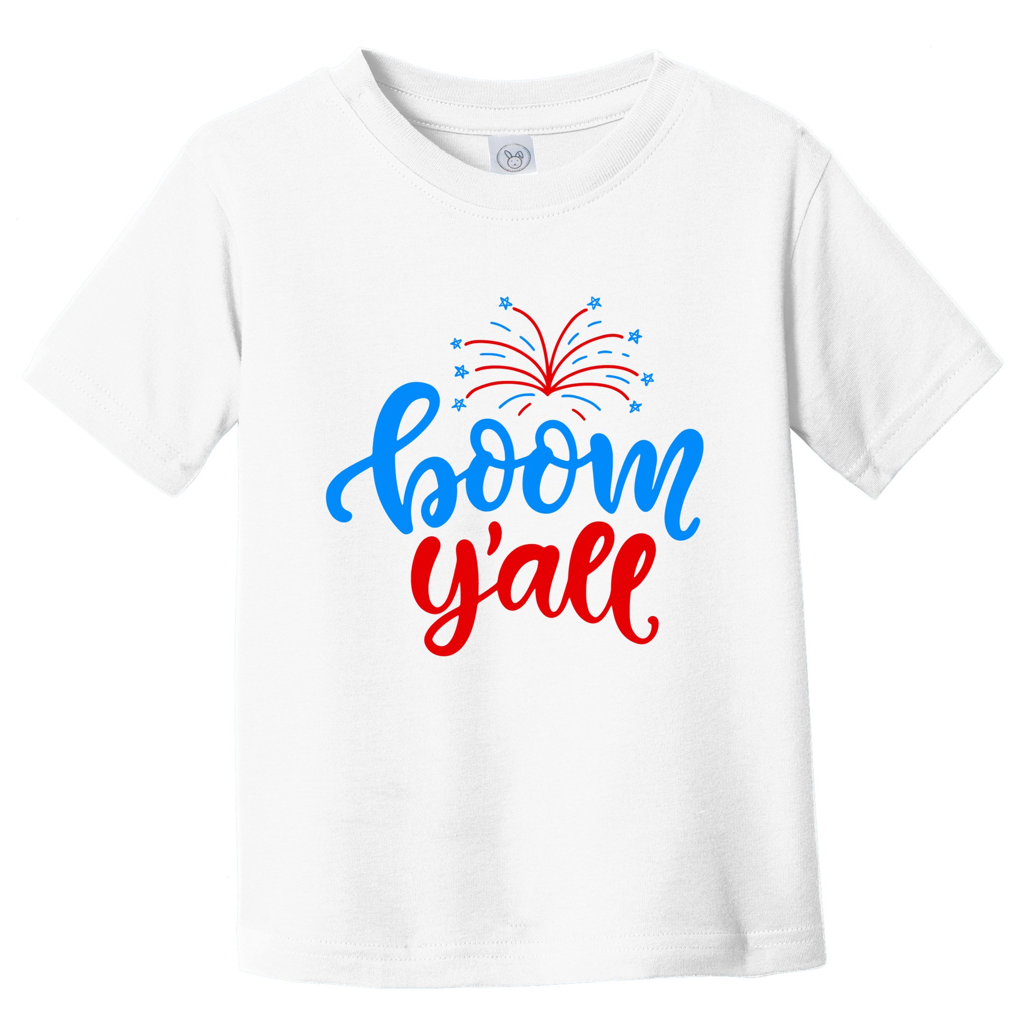 Boom Yall 4th Of July Firework Festive Toddler T-Shirt