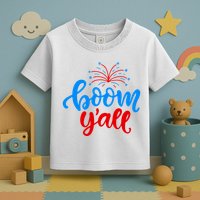 Boom Yall 4th Of July Firework Festive Toddler T-Shirt