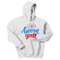 Boom Yall 4th Of July Firework Festive Kids Hoodie