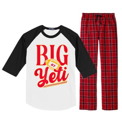 Big Yeti 87 Number Raglan Sleeve Pajama Set