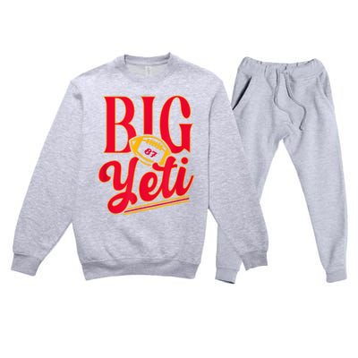 Big Yeti 87 Number Premium Crewneck Sweatsuit Set