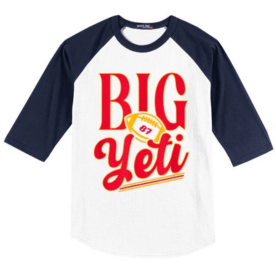 Big Yeti 87 Number Baseball Sleeve Shirt