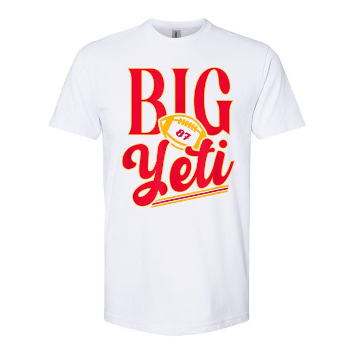 Big Yeti 87 Number Softstyle CVC T-Shirt