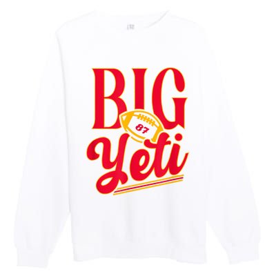 Big Yeti 87 Number Premium Crewneck Sweatshirt