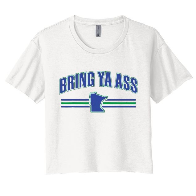Bring Ya Ass Team Women's Crop Top Tee