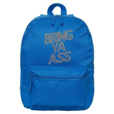 Bring Ya Ass To Minnesota Family Gift 16 in Basic Backpack