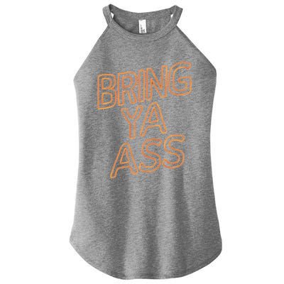 Bring Ya Ass To Minnesota Family Gift Women’s Perfect Tri Rocker Tank