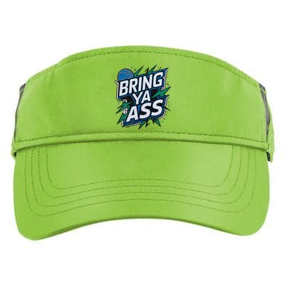 Bring Ya Ass To Minnesota Love Basketball Usa Gift Adult Drive Performance Visor