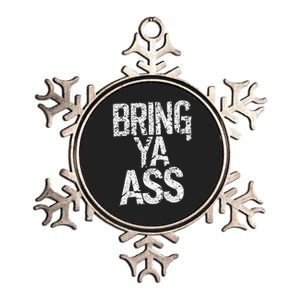 Bring Ya Ass Minnesota Basketball American Metallic Star Ornament