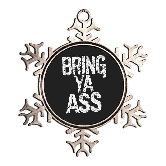 Bring Ya Ass Minnesota Basketball American Metallic Star Ornament