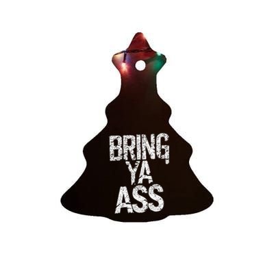 Bring Ya Ass Minnesota Basketball American Ceramic Tree Ornament