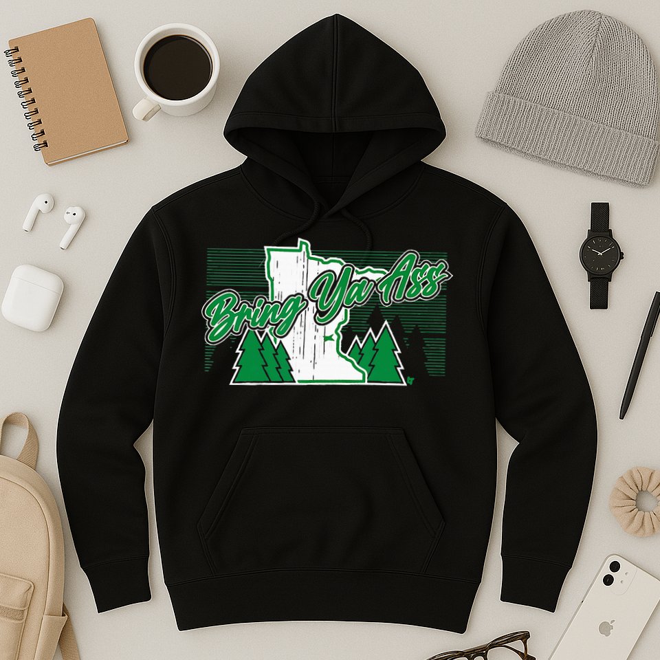 Bring Ya Ass Minnesota Basketball Hoodie