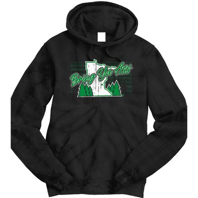 Bring Ya Ass Minnesota Basketball Tie Dye Hoodie