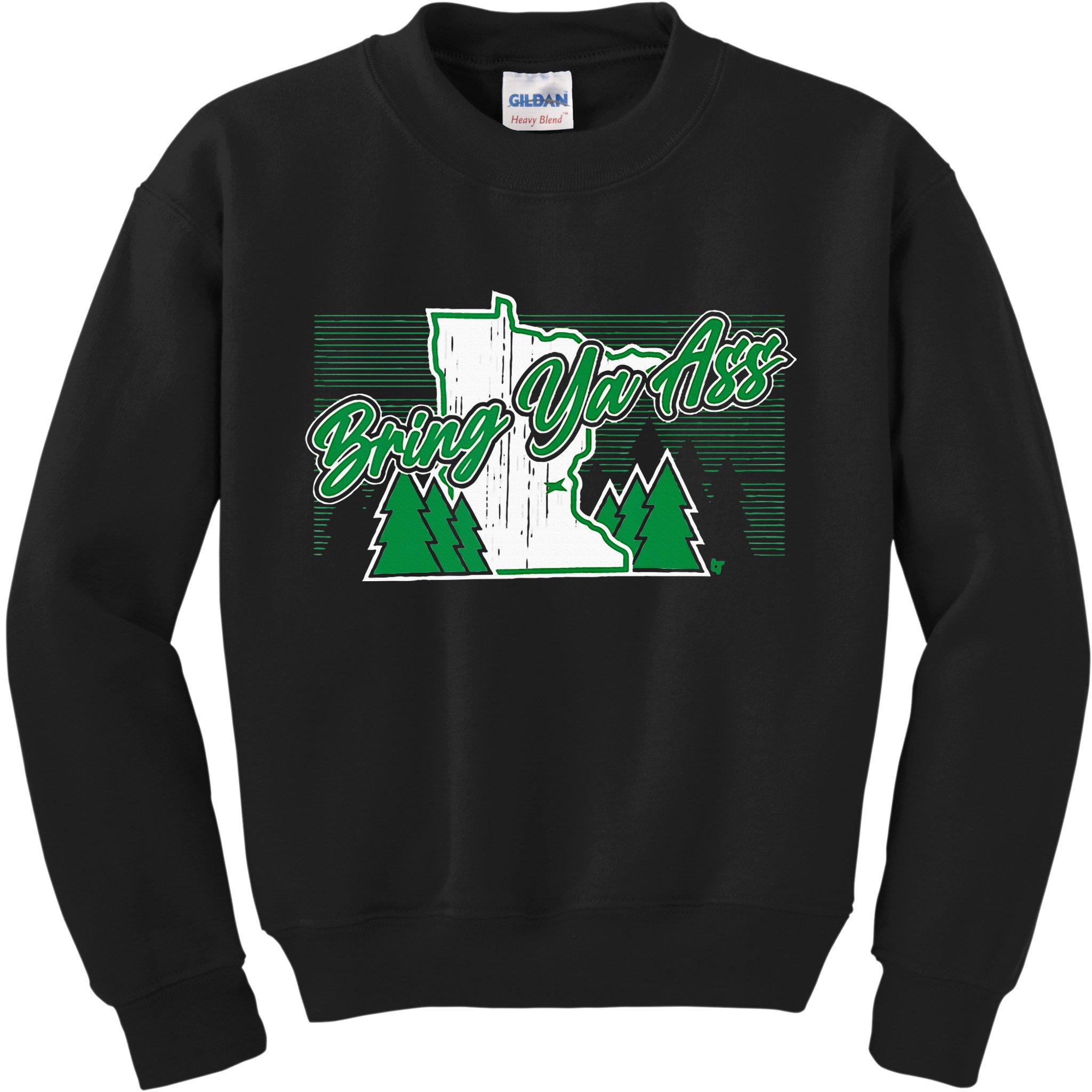 Bring Ya Ass Minnesota Basketball Kids Sweatshirt