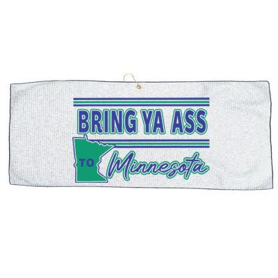 Bring Ya Ass To Minnesota Large Microfiber Waffle Golf Towel