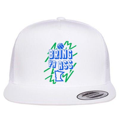 Bring Ya Ass To Minnesota Flat Bill Trucker Hat