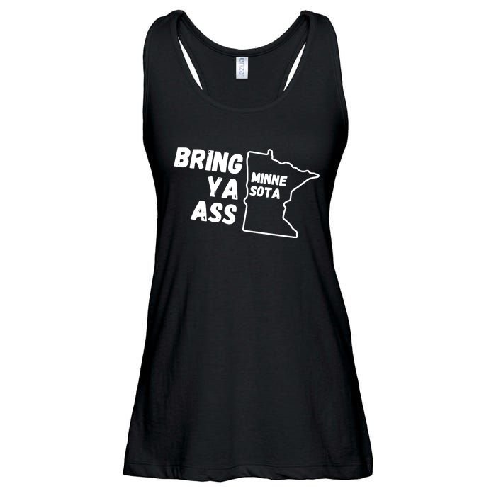 Bring Ya Ass Minnesota Ladies Essential Flowy Tank