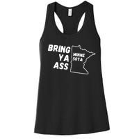 Bring Ya Ass Minnesota Women's Racerback Tank