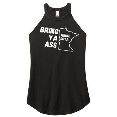 Bring Ya Ass Minnesota Women's Perfect Tri Rocker Tank