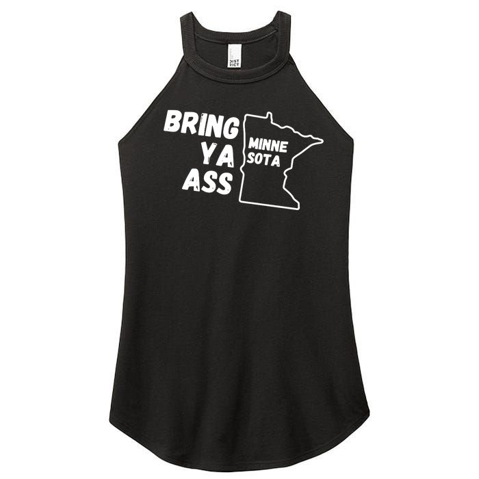 Bring Ya Ass Minnesota Women's Perfect Tri Rocker Tank