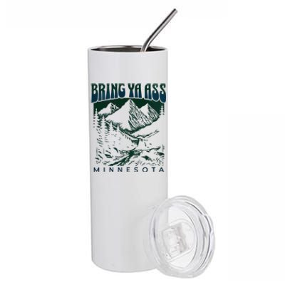 Bring Ya Ass Minnesota Basketball Stainless Steel Tumbler