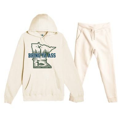 Bring Ya Ass Minnesota Premium Hooded Sweatsuit Set