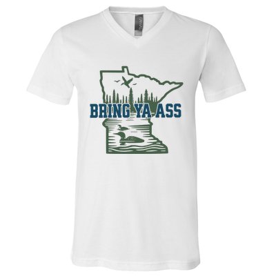 Bring Ya Ass Minnesota V-Neck T-Shirt