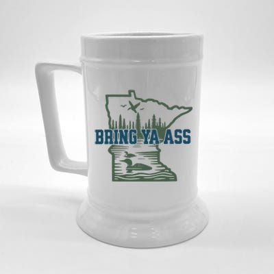 Bring Ya Ass Minnesota Beer Stein