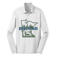 Bring Ya Ass Minnesota Silk Touch Performance Long Sleeve Polo