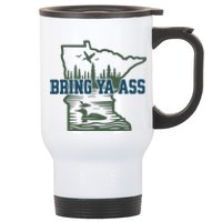 Bring Ya Ass Minnesota Stainless Steel Travel Mug