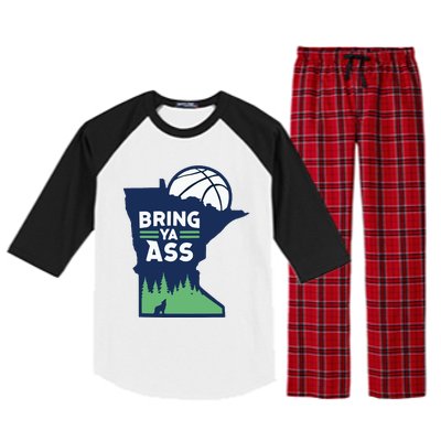 Bring Ya Ass Raglan Sleeve Pajama Set