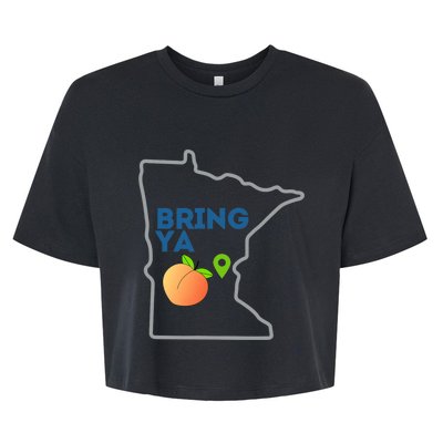 Bring Ya Ass To Mn Bella+Canvas Jersey Crop Tee