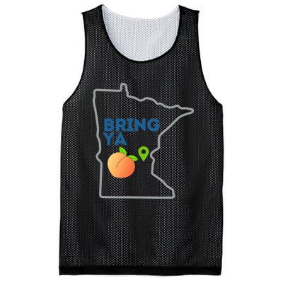 Bring Ya Ass To Mn Mesh Reversible Basketball Jersey Tank