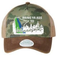 Bring Ya Ass To Minnesota Funny Minnesota Anthony Legacy Tie Dye Trucker Hat