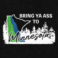 Bring Ya Ass To Minnesota Funny Minnesota Anthony Ladies PosiCharge Tri-Blend Wicking Tank