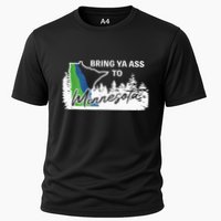 Bring Ya Ass To Minnesota Funny Minnesota Anthony Cooling Performance Crew T-Shirt