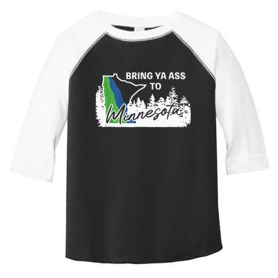 Bring Ya Ass To Minnesota Funny Minnesota Anthony Toddler Fine Jersey T-Shirt
