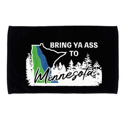 Bring Ya Ass To Minnesota Funny Minnesota Anthony Microfiber Hand Towel