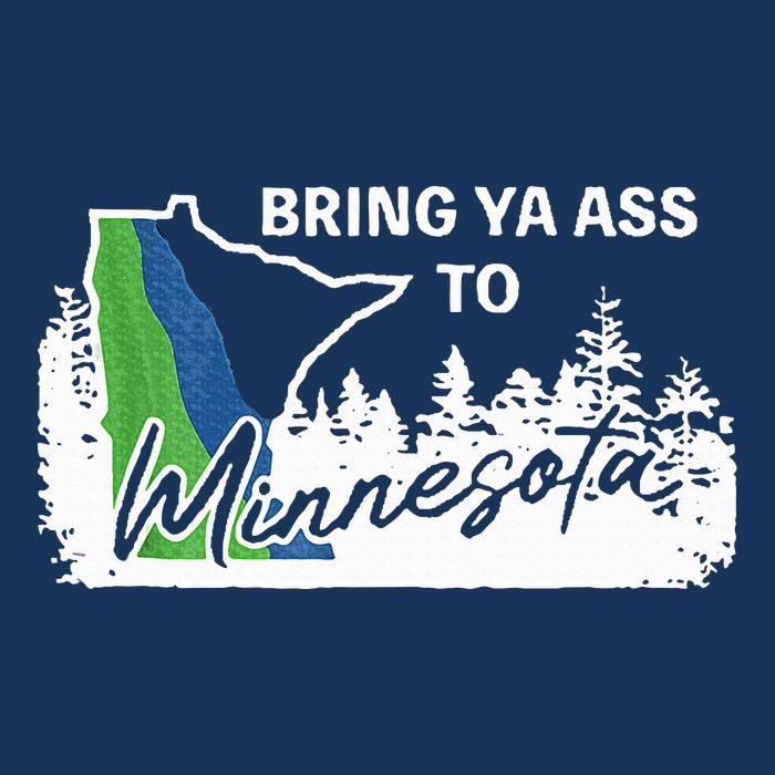 Bring Ya Ass To Minnesota Funny Minnesota Anthony Infant Baby Jersey Bodysuit