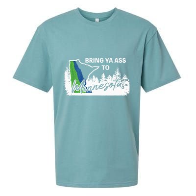 Bring Ya Ass To Minnesota Funny Minnesota Anthony Sueded Cloud Jersey T-Shirt