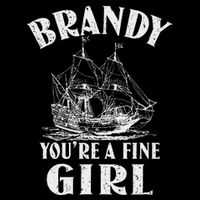 Brandy YouRe A Fine Girl Of A Boat Gift 16 in Basic Backpack