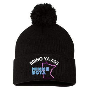 Bring Ya Ass To Minnesota Pom Pom 12in Knit Beanie