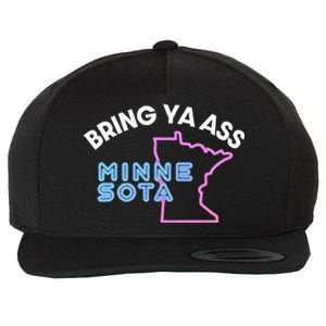 Bring Ya Ass To Minnesota Wool Snapback Cap