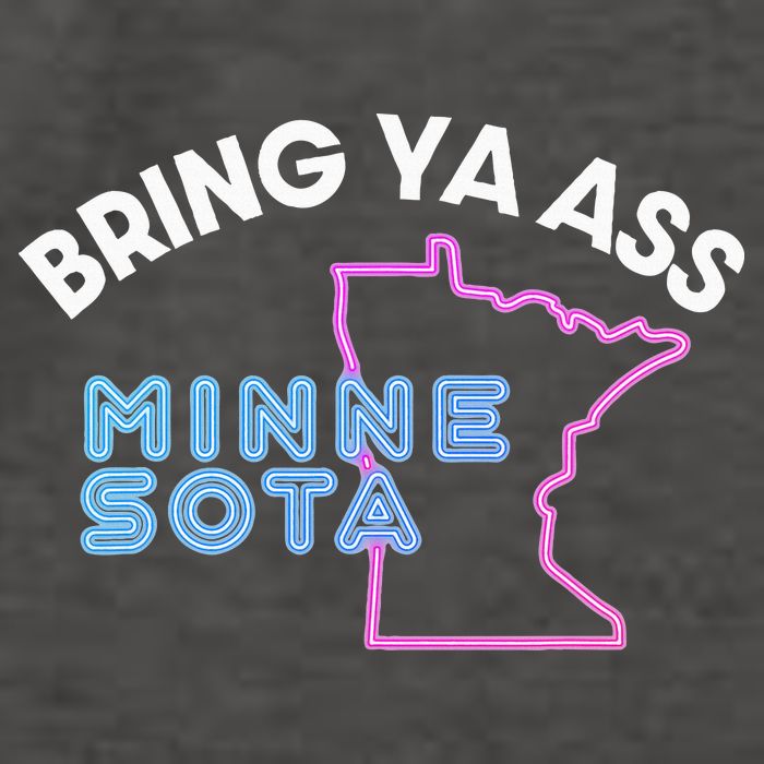 Bring Ya Ass To Minnesota Vector Backpack