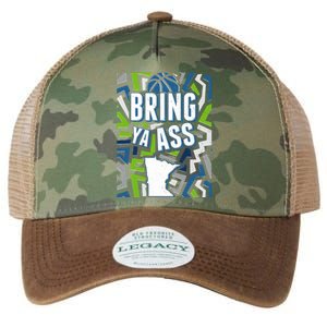 Bring Ya Ass To Minnesota Basketball Sports Fan Legacy Tie Dye Trucker Hat