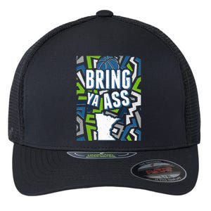 Bring Ya Ass To Minnesota Basketball Sports Fan Flexfit Unipanel Trucker Cap