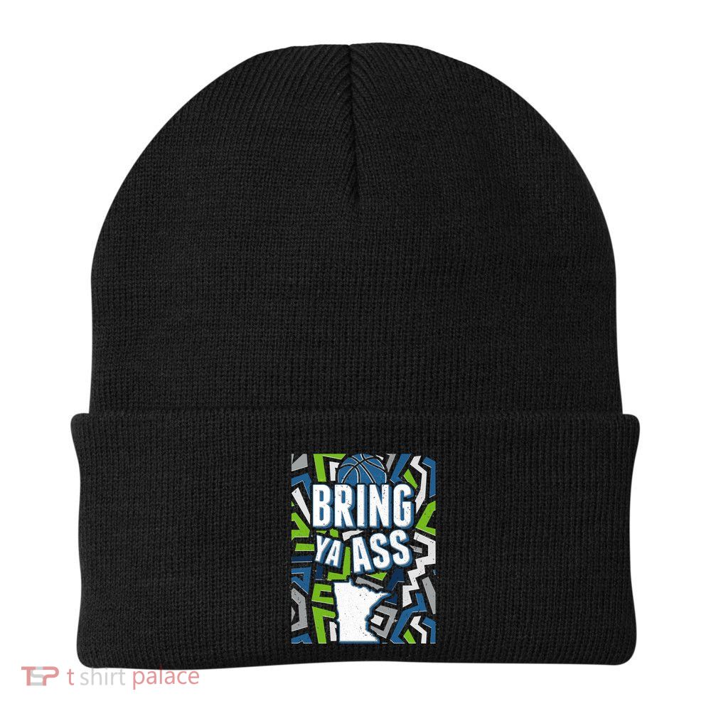 Bring Ya Ass To Minnesota Basketball Sports Fan Beanie