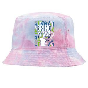 Bring Ya Ass To Minnesota Basketball Sports Fan Tie-Dyed Bucket Hat